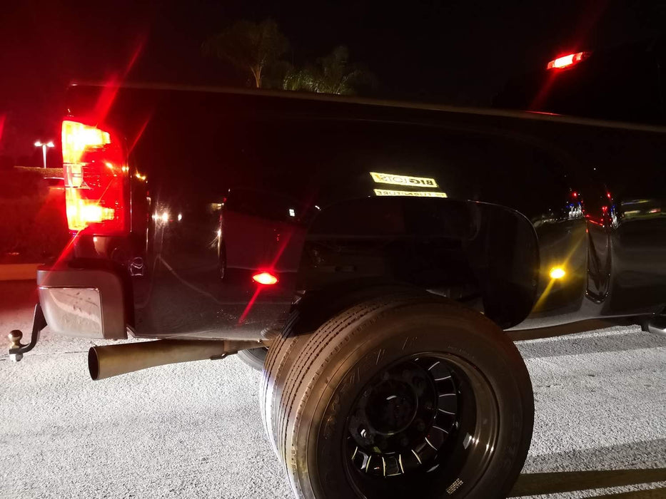 Fenders For GMC Savana 2500 Smoked LED Fender Marker Lights For 2015 Chevy GMC 2500/3500HD - Amber/Red Rear Lights Side Marker Lights For GMC Sierra 2500 HD - Foto 8