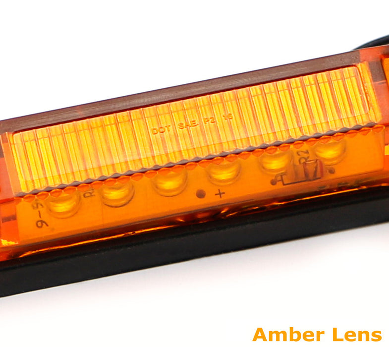 3pcs Amber Lens Amber LED Center Grille Lights w/Bracket For 19+ Chevy Silverado