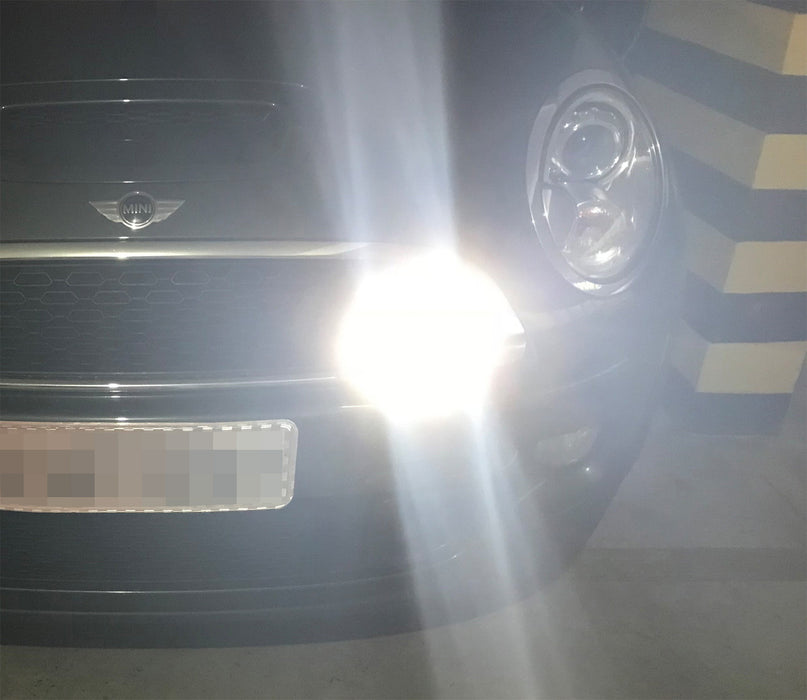 LED Rally Driving Light Halo Ring Daytime Running Lamps For MINI Cooper (Chrome)