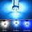 Clear Lens Fog Lamps + White H10 LED Bulbs Combo For Durango 300C Grand Cherokee