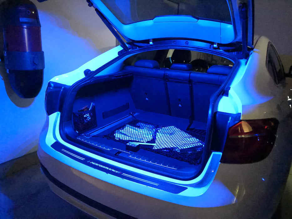 12in From Blue To White 18-SMD LED Strip Light Car Trunk Cargo Area Illumination