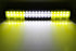 2pc 6" Bright Yellow Colored Double-Row LED Light Bar Lens Protective Covers