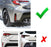 Smoke Lens Full LED Rear Bumper Reflector Lights For 2023 Toyota GR Corolla E210