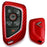 Real Gloss Red Carbon Fiber Key Fob Cover Shell For Chevy 20+ C8 Corvette Vette
