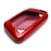Real Gloss Red Carbon Fiber Key Fob Cover Shell For Chevy 20+ C8 Corvette Vette