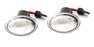 Clear Lens Amber Full LED Side Marker Lights For 07-19 Fiat 500 500e 500c Abarth