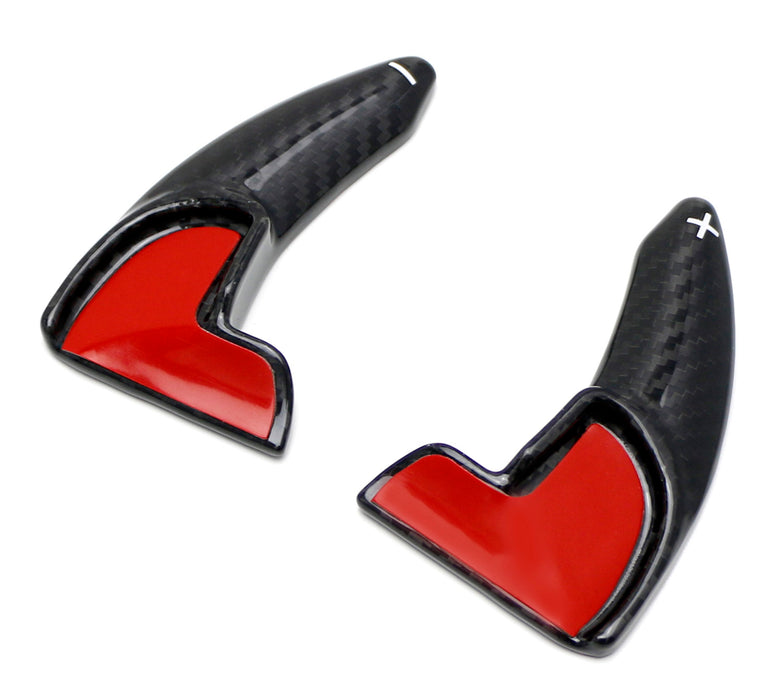 Pair of Steering Wheel Shift Paddle Carbon Fiber Magnetic Shifter Paddle  Universal for G Chassis Cars : Automotive 
