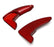 Red Carbon Fiber Steering Wheel Paddle Shifter Extension For Dodge Challenger...