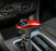 Red Real Carbon Fiber Shift Knob Cover Shell For Dodge 15-23 Challenger Charger