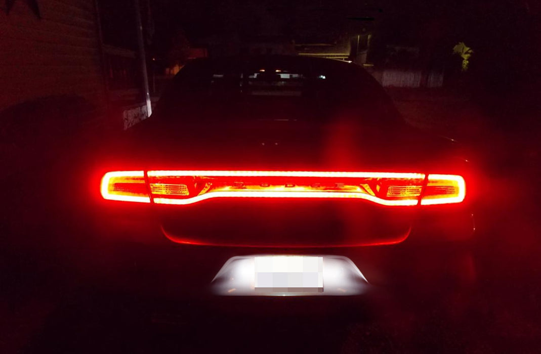 OE-Fit 3x Brighter 18-LED License Plate Lamp Assy For Dodge Charger Challenger