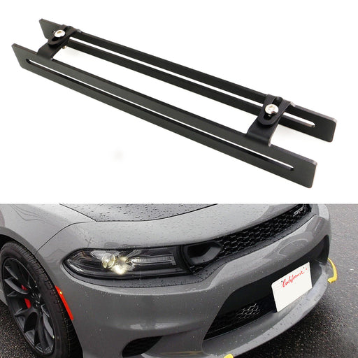 Lower Grille Mesh License Plate Mounting Bracket Relocation For 2015-up Charger