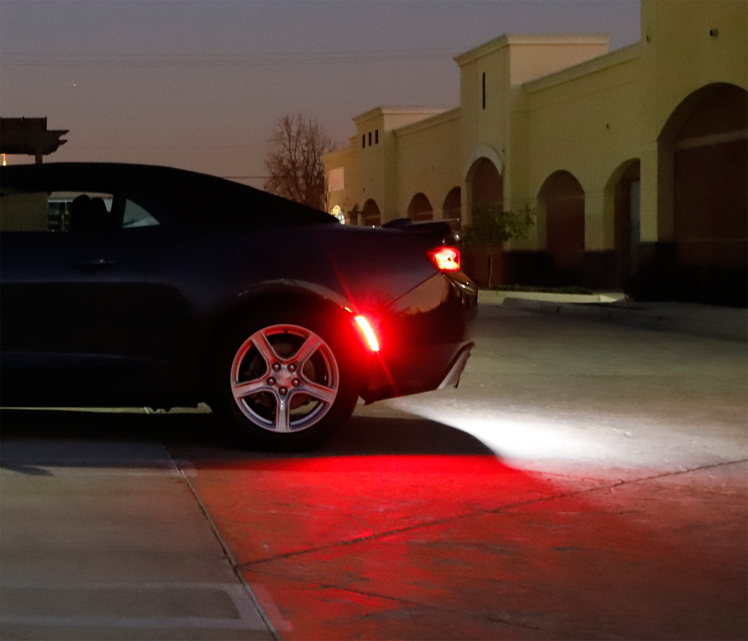 Smoked Lens Rear Red LED Side Marker Lights Assembly For 2015-23 Dodge ...