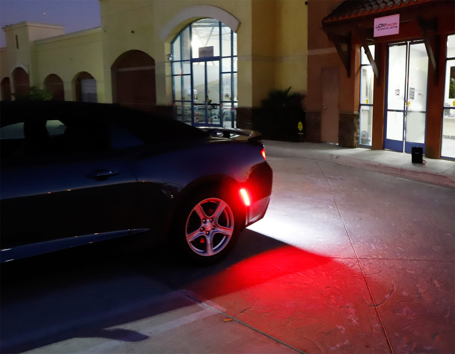 Smoked Lens Front Amber Rear Red LED Side Marker Lights For 15-23 Dodg ...