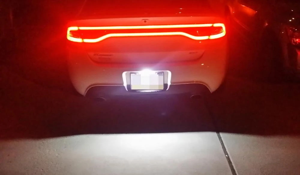 OE-Fit White 18-SMD Full LED License Plate Light Kit For 2014-up Dodge Durango
