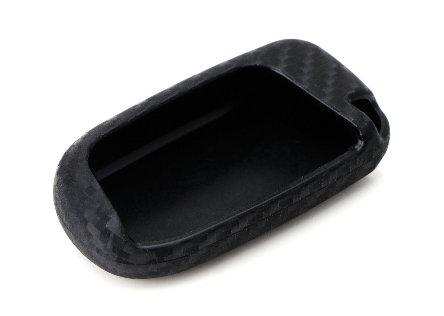 Carbon Fiber Silicone Key Fob Cover For Dodge Charger Challenger Jeep Chrysler