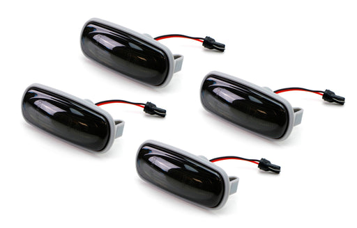 Smoke Lens Front/Rear 48-LED Fender Side Marker Lamps For 03-09 RAM Double Wheel