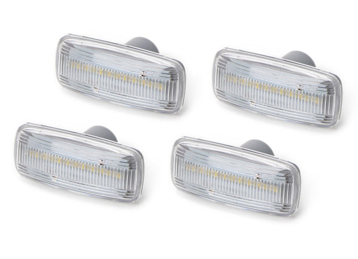 Clear Lens Front/Rear 48-LED Fender Side Marker Lamps For 10-18 RAM Double Wheel