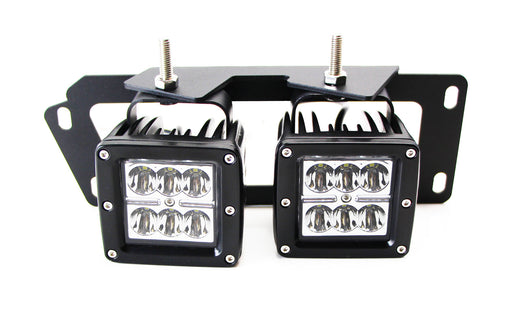 LED Pod Light Fog Lamps w/Brackets Wires For 09-12 Dodge RAM 1500, 10+ 2500 3500