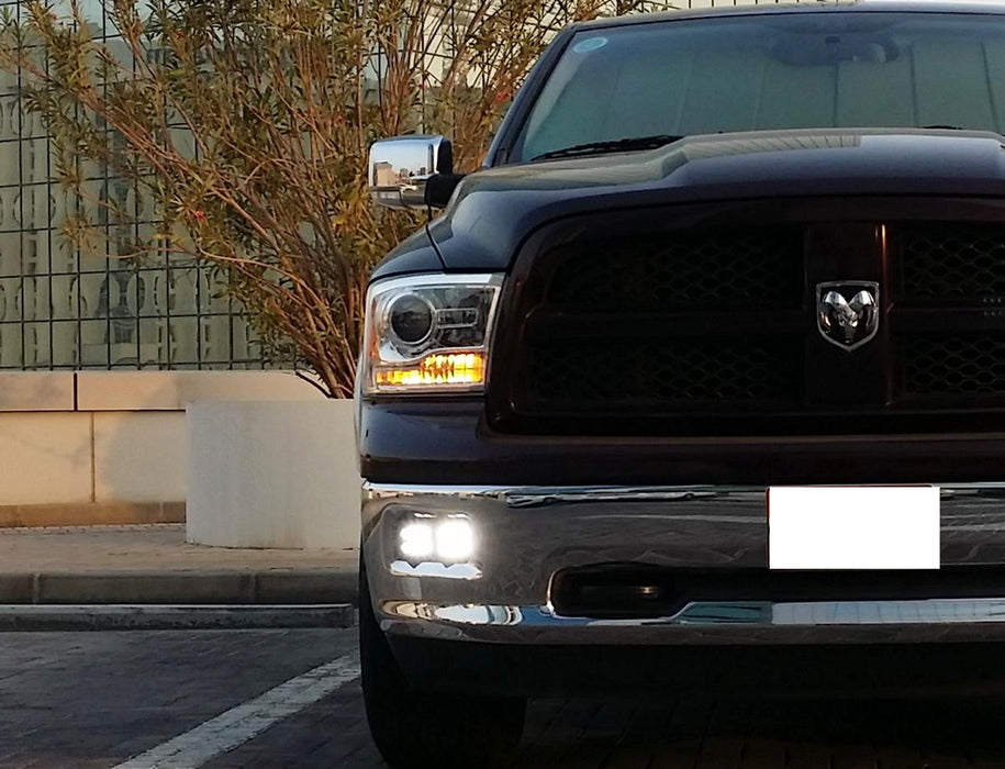 6-Piece LED Headlight & Fog Light Conversion Kit For Dodge Ram 2009-2017 - 6000K White, Plug & Play