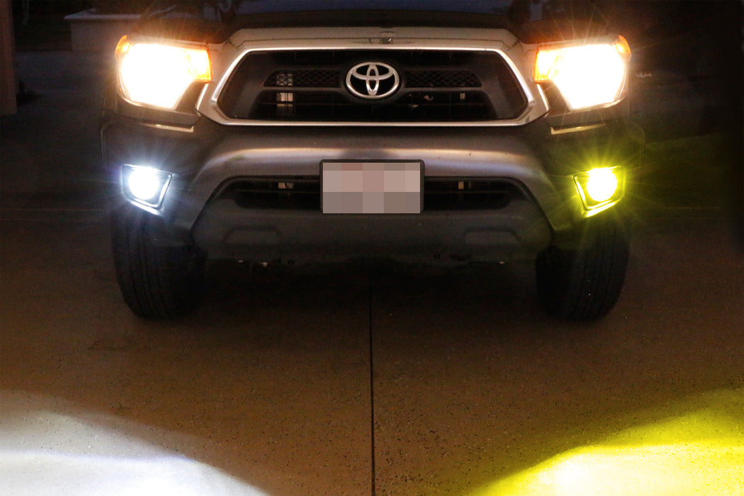 White/Yellow Dual Color 20W High Power LED Fog Light Kit For Lexus Toyota Scion