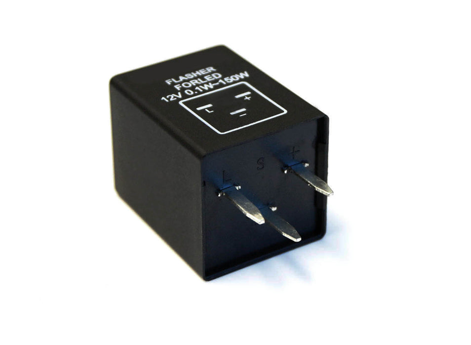 Led Bulb Relay 3-Pin EP28 Electronic LED Flasher Relay Fix Turn Signal Bulbs Hyper Fl ...