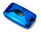 Blue TPU Key Fob Cover w/ Button Cover For 18-up Range Rover Sport or Discovery