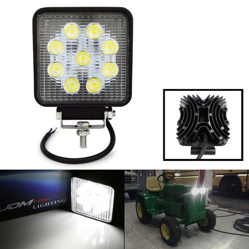 (4) 27W 2300 lum High Power LED Work Light Lamps For SUV 4x4 Truck Tractor Boat