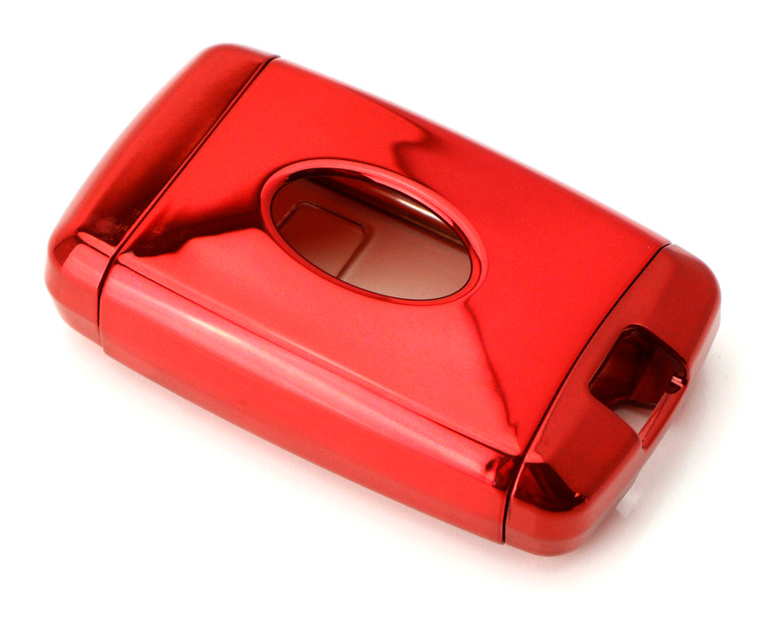 Red TPU Key Fob Cover w/ Button Cover For 18-up Range Rover Sport or Discovery