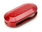 Gloss Red Key Fob Shell Cover For FIAT 500 500L 500X Abarth 3-Button Folding Key