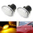 Clear Lens Amber Full LED Side Marker Lights For 07-19 Fiat 500 500e 500c Abarth