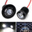 20mm Xenon White Projector Lens 3W Flush/Surface Mount LED Bolt Lights For Cars