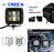 3" 20W LED A-Pillar Cubic Pod Light Kit w/ Support Wiring For 21-up Ford Bronco