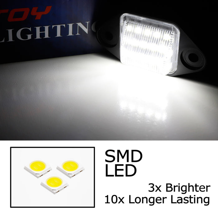 OE-Fit 2W 18-SMD LED License Plate Light For Ford E150 E250 E350 E450 —  iJDMTOY.com