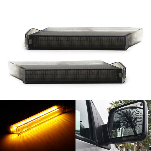 LED Under Side Mirror Turn Signal Lights For 04-14 Ford F-150, 97-07 Expedition