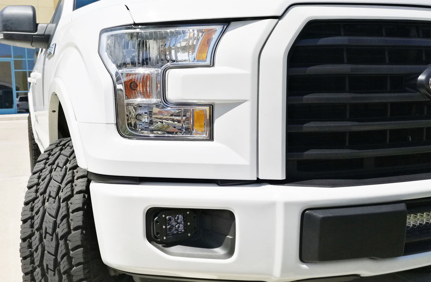 4D Projector CREE LED Pods w/Wire, Brackets For Ford 15-20 F150, 17-20 ...