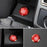 Red Keyless Engine Push Start Button & Surrounding Ring For Ford F-150 Raptor...
