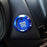 Blue Keyless Engine Push Start Button & Surrounding Ring For Ford F-150 Raptor..