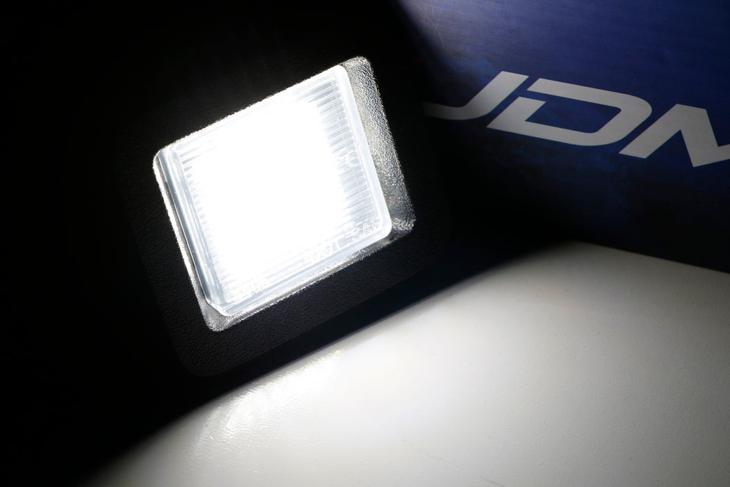 White Full LED License Plate Lamps For 2015-2020 Ford F150 & Ford 2017-20 Raptor