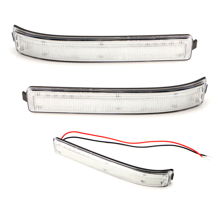 Clear Lens Amber LED Side Mirror Marker Turn Signal Lights For 2009-2014 Ford F Clear Lens Amber LED Side Mirror Marker Turn Signal Lights For 2009-2014 Ford F