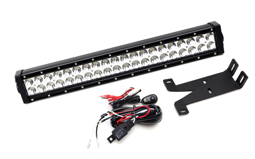 120W 20" LED Light Bar w/ Lower Bumper Bracket, Wirings For 17-22 Ford F250 F350