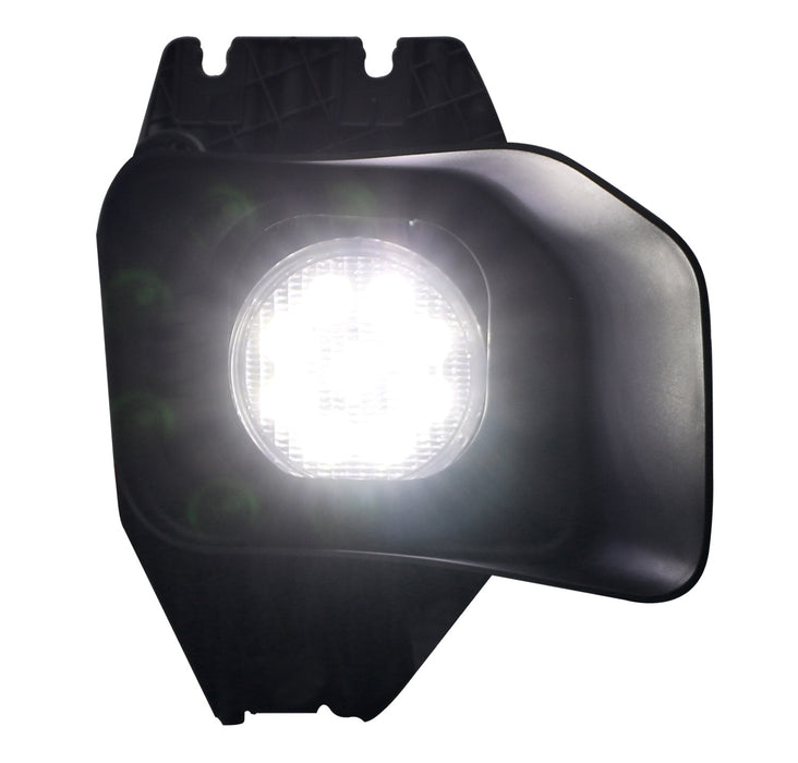 27W LED Fog/Driving Light Kit w/ Bezels Brackets Wiring For 11-16 F250 F350 F450