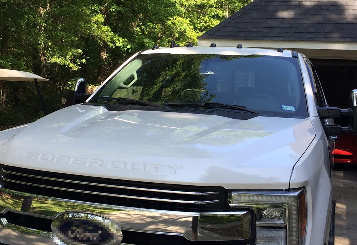 17-22 Ford Super Duty (5-Piece Set) Cab Roof Light Kit In White High-P - Foto 4
