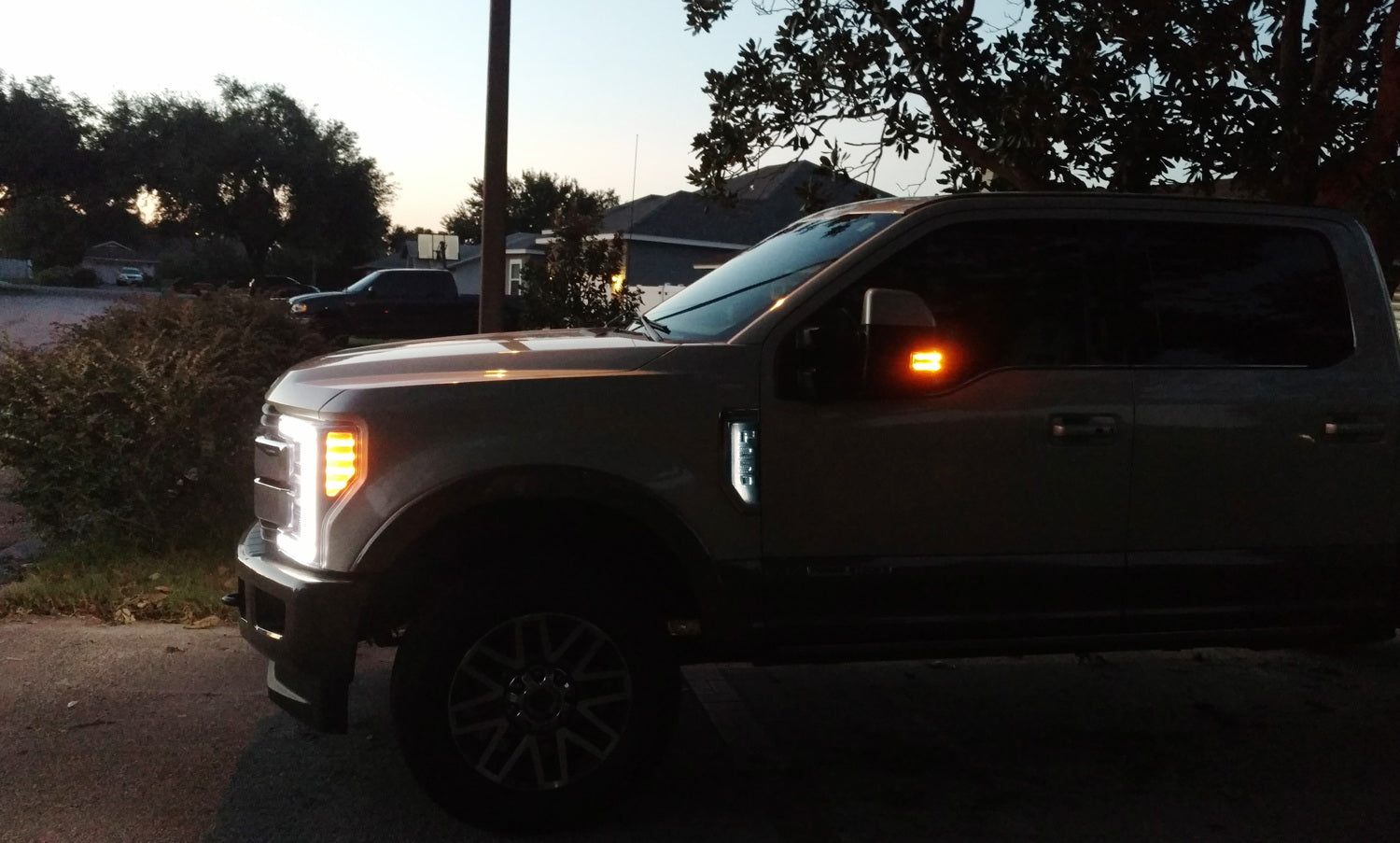thumbnail image 2 of IJDMTOY White LED Side Fender Emblem Background Illumination Kit For 2021+ Ford F150 2 of 5