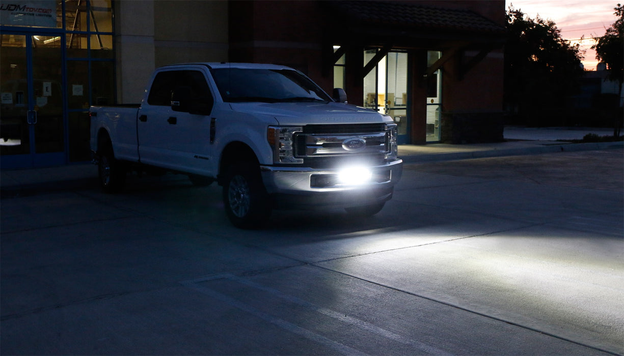 84W LED Light Bar w/ Lower Bumper Mounting Bracket, Wiring For 2017-up F250 F350