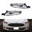 Left/Right OEM-Spec LED Fog Lamps w/ Wire For 17-18 Ford Fusion, 18-up Explorer