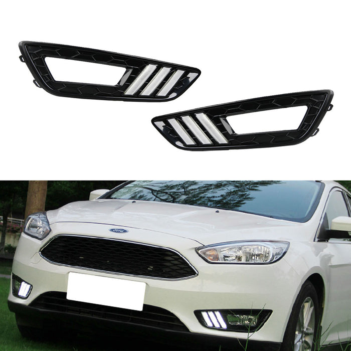 P13W 1500LM LED Daytime Running Lights For Ford Mustang 2015-2021 – Bright White, Set Of 2