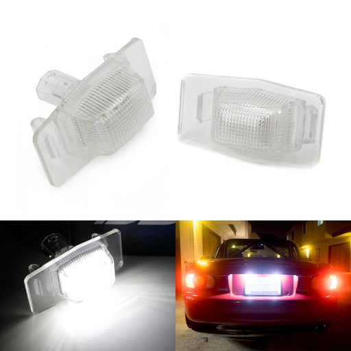OEM-Replace 24-SMD LED License Plate Light Assy For Ford Escape Mazda Maita MX5