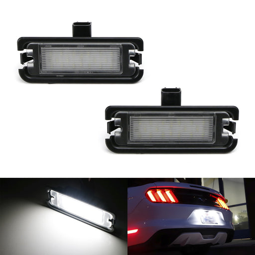 OE-Fit 3x Brighter 18-SMD LED License Plate Light Assy For 2015-23 Ford Mustang