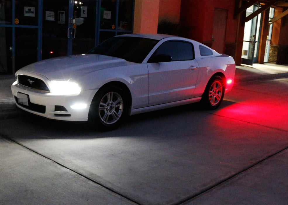 thumbnail image 2 of HPB Smoked Lens LED Rear Side Markers For 2010-2014 Ford Mustang – Red, 12V 2 of 6