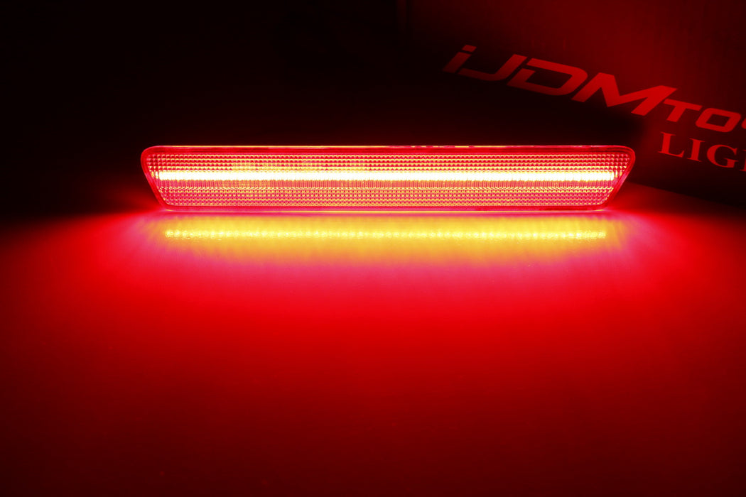 Red Lens Full LED Rear Side Marker Light Kit Compatible W/ 1999-04 Ford Mustang